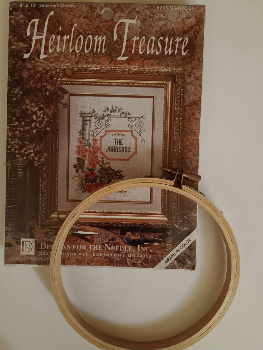 Heirloom Treasure Cross Stitch Floral Design Kit Bundle NWOT